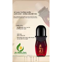 Dầu Massage Cổ Vai Gáy Nóng Tinh Dầu Saffron, Nhụy Hoa Nghệ Tây - Giảm Đau, Cạo Gió, Dưỡng Da, Thư Giãn Tinh Thần Cho Gia Đình