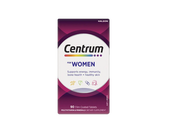 Viên Uống Vitamin Tổng Hợp Centrum For Women 90 Viên - Hỗ Trợ Năng Lượng, Miễn Dịch, Khỏe Đẹp Dành Cho Phụ Nữ