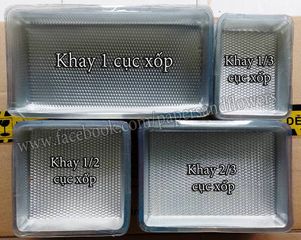 Khay Nhựa Đựng Xốp Cắm Hoa Tươi - Giúp Giữ Nước, Bộ 50 Cái, Dụng Cụ Cắm Hoa Tiện Ích, Sản Xuất Tại VN