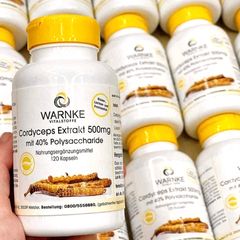 Đông trùng hạ thảo Warnke Cordyceps Extrakt 500mg Đức 120 viên