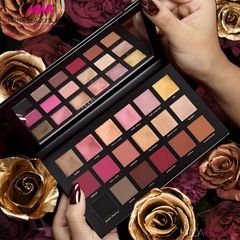 Bảng Phấn Mắt Huda Beauty Desert Dusk 25.2g - 18 Màu Độc Đáo Lấy Cảm Hứng Từ Sa Mạc, Trang Điểm Thời Thượng