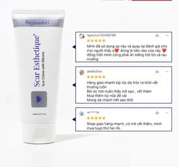 Kem Xóa Sẹo Thâm, Rỗ, Lõm Scar Esthetique 60ml - Giúp Làm Sáng Da, Lấp Đầy Sẹo, Hỗ Trợ Làm Mờ Sẹo Hiệu Quả từ Rejuvaskin USA