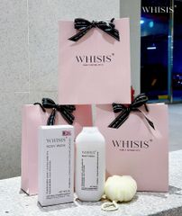 Sữa Tắm Whisis Body Wash Dưỡng Da Sáng Khỏe 500ml - Tặng Kèm Bông Tắm Mềm Mại, Chăm Sóc Da Tự Nhiên, Hương Thơm Dịu Dàng