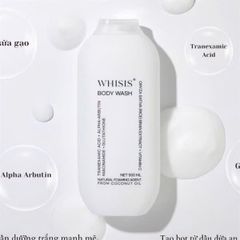 Sữa Tắm Whisis Body Wash Dưỡng Da Sáng Khỏe 500ml - Tặng Kèm Bông Tắm Mềm Mại, Chăm Sóc Da Tự Nhiên, Hương Thơm Dịu Dàng