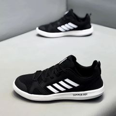 Giày Nam Sneaker Thoáng Khí Thời Trang, Giày Thể Thao Tập Gym và Chạy Bộ Dễ Phối Đồ - Phong Cách Năng Động, Đen
