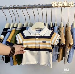 Áo Polo Modo Kids - Thời Trang Bé Trai Chất Liệu Cotton Mềm Mại, Nhiều Màu Sắc, Phù Hợp Đi Học và Tiệc Tùng
