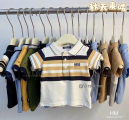 Áo Polo Modo Kids - Thời Trang Bé Trai Chất Liệu Cotton Mềm Mại, Nhiều Màu Sắc, Phù Hợp Đi Học và Tiệc Tùng