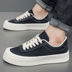 Giày Nam Thể Thao Vải Canvas Cao Cấp - Slip-on Thoáng Khí, Dễ Phối Đồ, Đa Năng, Lý Tưởng Cho Mùa Hè