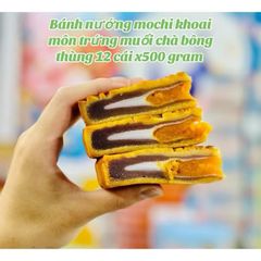 Bánh Nướng Nhân Mochi Khoai Môn Trứng Muối - Món Ngon Vặt Độc Đáo Hương Vị Truyền Thống và Hiện Đại