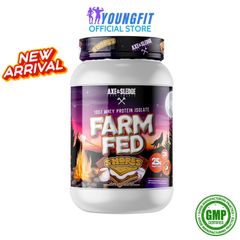 Whey Protein Isolate Farm Fed Axe & Sledge Hỗ Trợ Phát Triển Xây Dựng Cơ Bắp (Hộp 917.28 gram) - YoungFit