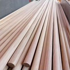 Thanh Gỗ Thông Tròn 2cm Đường Kính Dài 1m - Phụ Kiện Treo Rèm và Macrame Hàng Nhập Khẩu Chất Lượng Cao