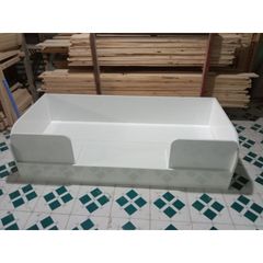 Giường Ngủ Gỗ Cho Bé 80x150cm - Giường Đơn Gỗ MDF Chịu Lực 150kg, Kèm Nệm Mềm Dày 5cm và Drap Bọc