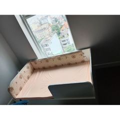 Giường Ngủ Gỗ Cho Bé 80x150cm - Giường Đơn Gỗ MDF Chịu Lực 150kg, Kèm Nệm Mềm Dày 5cm và Drap Bọc