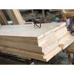 Tấm Gỗ Thông Dài 1.6m X 19.5cm X 2cm Láng Mịn 4 Mặt - Gỗ Nhập Khẩu Chất Lượng Cao, Cắt Theo Quy Cách Yêu Cầu