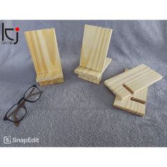 Giá Đỡ Điện Thoại Thông Minh Bằng Gỗ Tự Nhiên - Thiết Kế Vintage Mộc Mạc, Hiện Đại, Bảo Đảm An Toàn Sức Khỏe