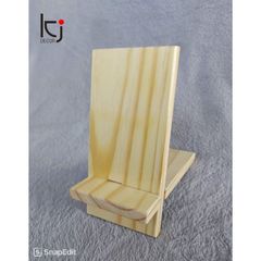 Giá Đỡ Điện Thoại Thông Minh Bằng Gỗ Tự Nhiên - Thiết Kế Vintage Mộc Mạc, Hiện Đại, Bảo Đảm An Toàn Sức Khỏe