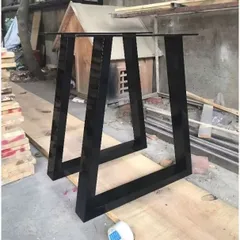 Chân Bàn Sắt Hộp Dày 1.2mm Sơn Tĩnh Điện 72cm - Chân Bàn Đen Kiên Cường, Phù Hợp Bàn Ăn và Văn Phòng (1 Cặp)