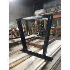 Chân Bàn Sắt Hộp Dày 1.2mm Sơn Tĩnh Điện 72cm - Chân Bàn Đen Kiên Cường, Phù Hợp Bàn Ăn và Văn Phòng (1 Cặp)