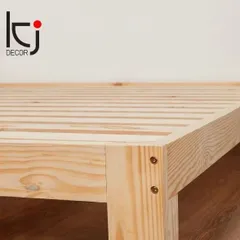 Giường Gỗ Thông Pallet Cao 20cm Nhập Khẩu 1.2x2m - Giường Chắc Chắn, An Toàn Cho Sức Khỏe Người Dùng