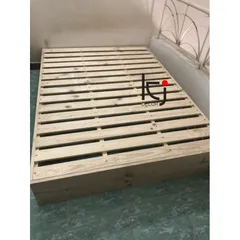 [KID115] giường hộp gỗ thông 1.2x2m và 1.4x2m