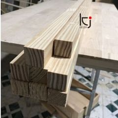 Thanh Gỗ Thông Vuông 3x3cm Dài 1m5 - Gỗ Thông Nhập Khẩu Láng Mịn 4 Mặt, Cắt Theo Kích Thước Yêu Cầu