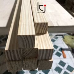 Thanh Gỗ Thông Nhập Khẩu Dài 50x4.5x4.5 cm - Gỗ Láng Mịn 4 Mặt Để Trang Trí Nội Thất và Làm Đồ Thủ Công