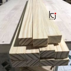 Thanh Gỗ Thông Nhập Khẩu 150x4x3cm - Gỗ Chà Nhám Mịn 4 Mặt - Dụng Cụ Tiện Ích Chất Lượng Cao