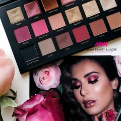 Bảng Phấn Mắt Huda Beauty Rose Gold Eyeshadow Palette 18 Màu - Phấn Trang Điểm Cao Cấp, Dễ Tán, Đẹp Mặt