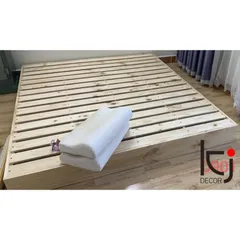 Giường hộp gỗ thông cao 20cm size 2.2x2m - Giường ngủ chất liệu gỗ thông mới, bền đẹp và an toàn cho sức khỏe