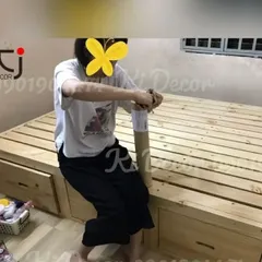 [KID089] Giường Hộp có ngăn kéo gỗ nhập khẩu