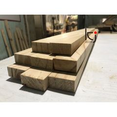 Thanh gỗ thông mịn 4 mặt 5x2cm dài 1m - Gỗ thông nhập khẩu, nhận cắt theo kích thước yêu cầu cho trang trí nội thất và DIY.