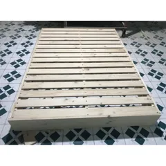 [KID116] Giường gỗ thông nhập khẩu,,giường hộp gỗ thông 1.6x2m
