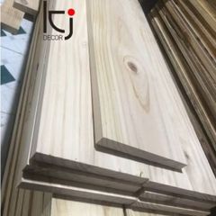 Thanh Gỗ Thông Dài 120x19.5x2cm - Gỗ Láng Mịn Trang Trí, Làm Kệ, Mặt Bàn - Vân Đẹp Nhập Khẩu, Cắt Theo Yêu Cầu