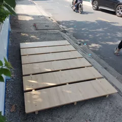 [KID162] Giường ngủ bệt kiểu Nhật, giường pallet gỗ MDF cao cấp