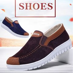Giày Lười Nam Vải AL1125 - Giày Mọi Hàn Quốc Êm Chân Chống Trơn Trượt, Thoáng Khí, Phong Cách Thời Trang Nam