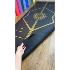 Thảm Tập Yoga Cao Su Tự Nhiên LOUISYOGA - Phiên Bản Asana/Moon, Chống Trơn Trượt 100%, Tặng Túi Đựng, Kích Thước 183x68cm