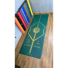 Thảm Tập Yoga Cao Su Tự Nhiên LOUISYOGA - Phiên Bản Asana/Moon, Chống Trơn Trượt 100%, Tặng Túi Đựng, Kích Thước 183x68cm