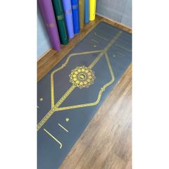 Thảm Tập Yoga Cao Su Tự Nhiên LOUISYOGA - Phiên Bản Asana/Moon, Chống Trơn Trượt 100%, Tặng Túi Đựng, Kích Thước 183x68cm
