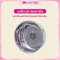 Bình Nước Giữ Nhiệt 450ml Louis Yoga - Vỏ Tre Sang Trọng, Inox 304 An Toàn, Giữ Nhiệt Lâu, Tiện Lợi Mọi Nơi
