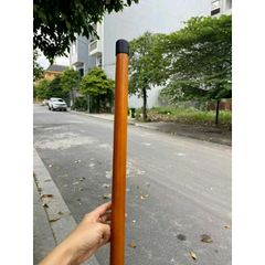 Gậy Gỗ Tập Yoga Chất Lượng Cao - Dụng Cụ Aerobic Dưỡng Sinh Có Bọc Núm Cao Su 2 Đầu, Độ Bền Cao, Tiện Lợi Tập Tại Nhà