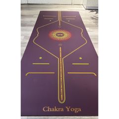 Thảm Tập Yoga Cao Su Tự Nhiên CHAKRA - Phiên Bản SUN YOGA, Chống Trơn, Thấm Mồ Hôi, Độ Bám Tốt, Kích Thước 183CM x 68CM
