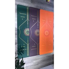 Thảm Tập Yoga Cao Su Tự Nhiên CHAKRA - Phiên Bản SUN YOGA, Chống Trơn, Thấm Mồ Hôi, Độ Bám Tốt, Kích Thước 183CM x 68CM