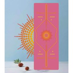 Thảm Tập Yoga Cao Su Tự Nhiên CHAKRA - Phiên Bản SUN YOGA, Chống Trơn, Thấm Mồ Hôi, Độ Bám Tốt, Kích Thước 183CM x 68CM