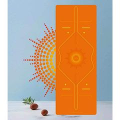 Thảm Tập Yoga Cao Su Tự Nhiên CHAKRA - Phiên Bản SUN YOGA, Chống Trơn, Thấm Mồ Hôi, Độ Bám Tốt, Kích Thước 183CM x 68CM