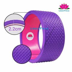 Vòng Gai Massage Tập Yoga Louis - Phiên Bản Mới Nhất 34cm, 1.6kg, Chịu Lực 150Kg, Đen, Tím, Cam, Xanh - Thiết Bị Chăm Sóc Sức Khỏe