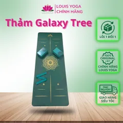 Thảm Tập Yoga Cao Cấp Clover Yoga - Chất Liệu Cao Su Non PU Chống Trơn Trượt, Tặng Kèm Túi Đựng Thời Trang