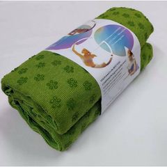 Khăn Trải Thảm Yoga Cao Cấp Silicon 183x63cm - Thấm Hút Mồ Hôi, Độ Bám Tốt, Kháng Khuẩn, Giúp Tập Luyện Hiệu Quả