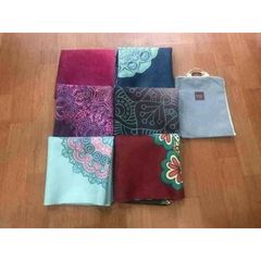 Thảm Yoga Gấp Gọn Du Lịch 2 Trong 1 - Chống Trơn Trượt & Khăn Trải Thảm, Tặng Kèm Túi Đựng - Thể Thao Ngoài Trời Cao Cấp