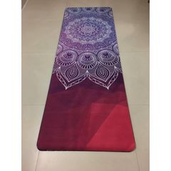 Thảm Yoga Gấp Gọn Du Lịch 2 Trong 1 - Chống Trơn Trượt & Khăn Trải Thảm, Tặng Kèm Túi Đựng - Thể Thao Ngoài Trời Cao Cấp