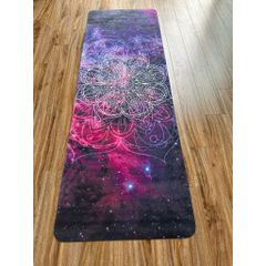 Thảm Yoga Gấp Gọn Du Lịch 2 Trong 1 - Chống Trơn Trượt & Khăn Trải Thảm, Tặng Kèm Túi Đựng - Thể Thao Ngoài Trời Cao Cấp